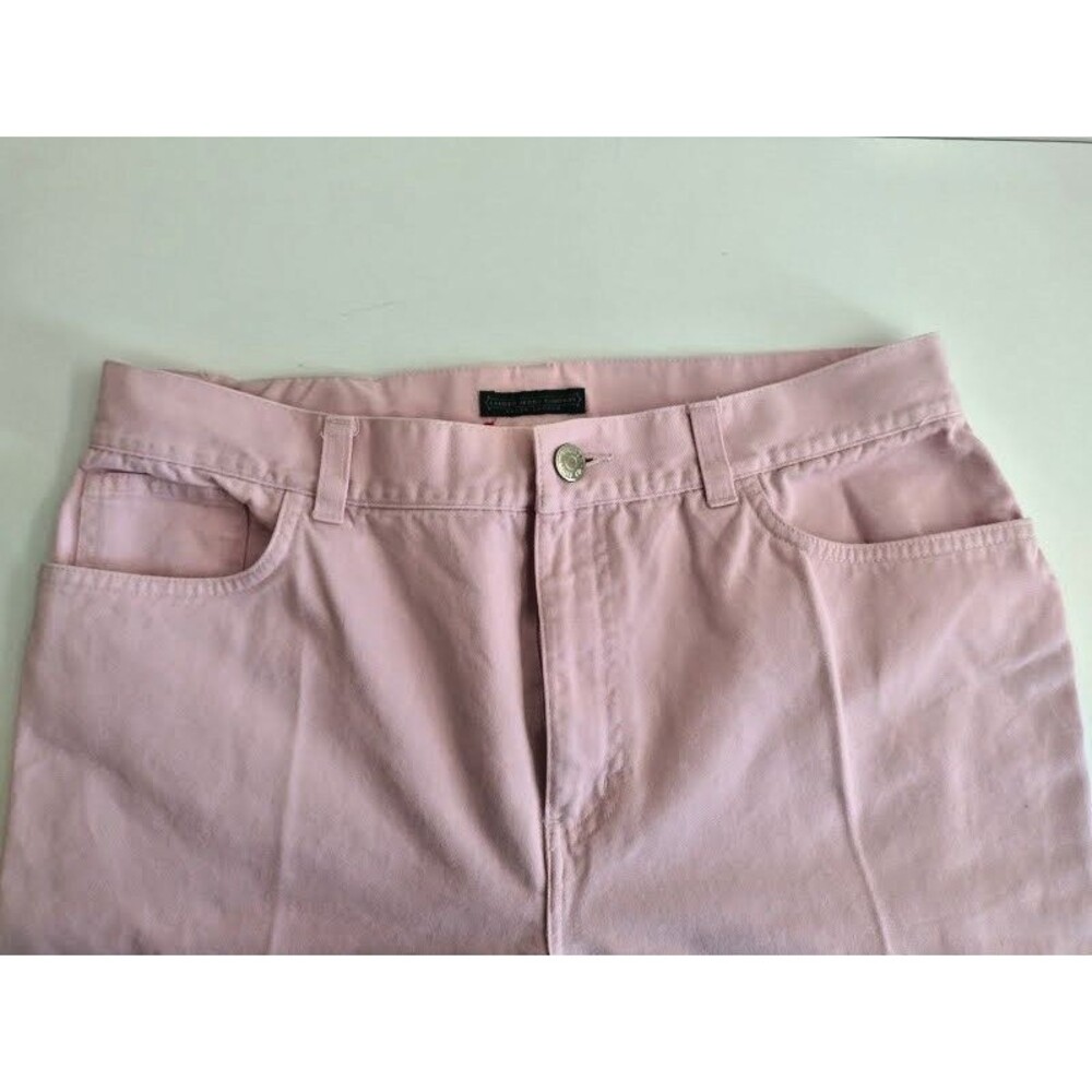 Ralph Lauren Cropped Capri Modern Straight Jeans Women Sz 10 Pink - Picture 3 of 6